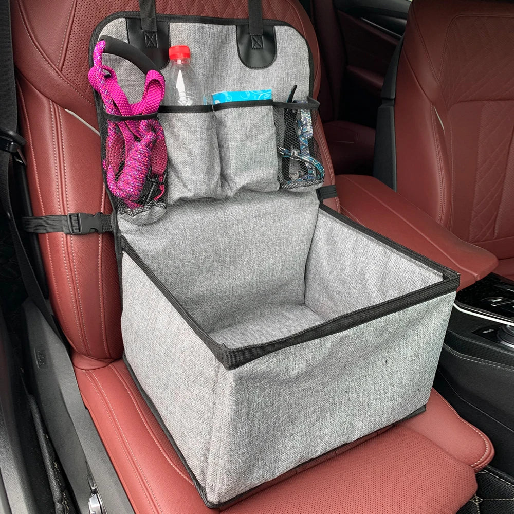 Portable Dog Carrier Car Seat with Safety Leash 121