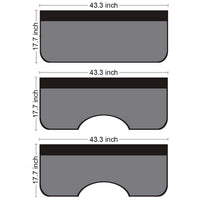 Thumbnail for 3-Piece Automotive Magnetic Fender Cover, Custom-fit for Car, 25 Strong Magnets, Microfiber Leather Car Fender Protector Mats