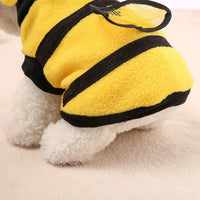 Thumbnail for Dog Bee Costume Cute ＆ Funny Bumble Bee Dog Costume with D Ring Size M Soft Dog Hoodie Winter Outfit Keep Pets Warm for Small Dog Cosplay, Gift For Pet 77