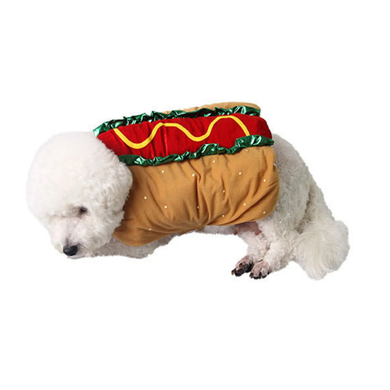 Pet Transformation Costume Folding Clothes Dog Shirts for Small Dogs Halloween Costumes Dog Burger Outfit Cat Hotdog Clothes, Gift For Pet 79