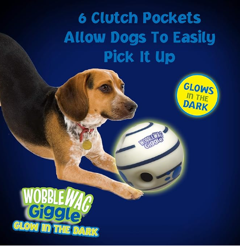 Wobble Wag Giggle Glow in The Dark, Interactive Dog Toy, Fun Giggle Sounds When Rolled or Shaken, Pets Know Best, As Seen on TV, Puppy Toys, Gift For Pet 38