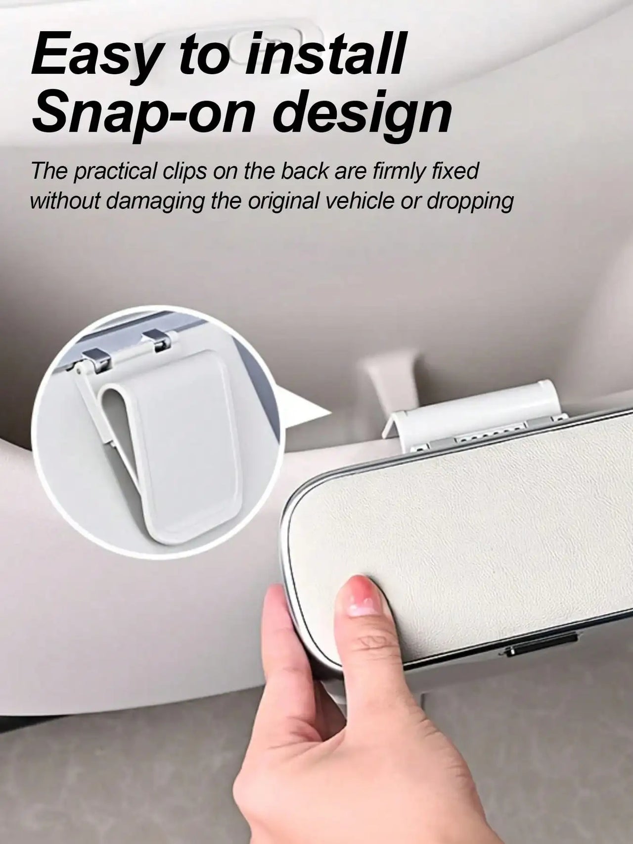 Multi-Functional Car Trash Bin – ABS Vehicle Trash Can & Storage Organizer