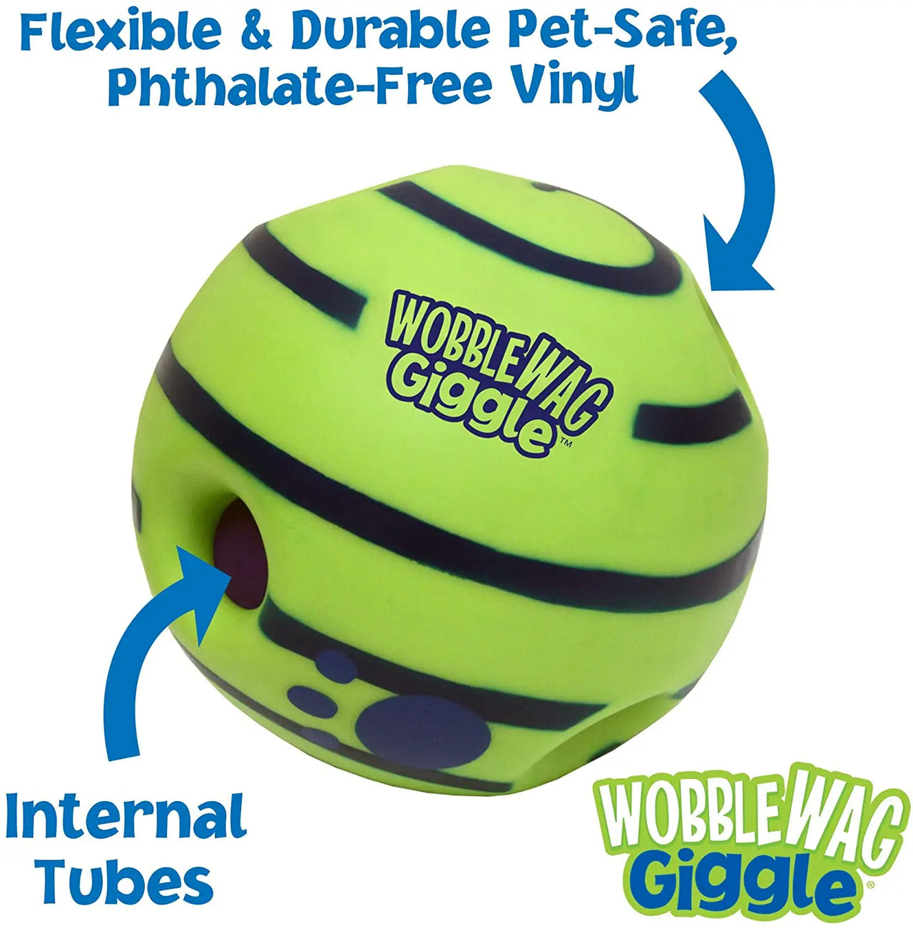 Wobble Wag Giggle Ball, Interactive Dog Toy, Fun Giggle Sounds When Rolled or Shaken, Pets Know Best, As Seen On TV Medium, Puppy Toys, Gift For Pet 37