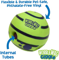 Thumbnail for Wobble Wag Giggle Ball, Interactive Dog Toy, Fun Giggle Sounds When Rolled or Shaken, Pets Know Best, As Seen On TV Medium, Puppy Toys, Gift For Pet 37