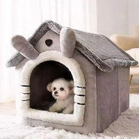 Thumbnail for Cozy Pet House Bed – Removable Washable Indoor Bed for Small Dogs & Cats