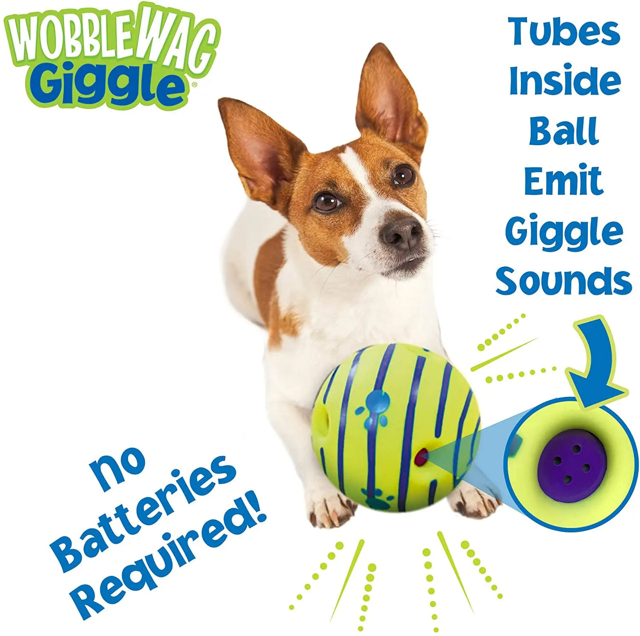 Wobble Wag Giggle Ball, Interactive Dog Toy, Fun Giggle Sounds When Rolled or Shaken, Pets Know Best, As Seen On TV Medium, Puppy Toys, Gift For Pet 37