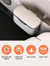 Thumbnail for Multi-Functional Car Trash Bin – ABS Vehicle Trash Can & Storage Organizer