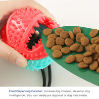 Thumbnail for 2PCS Dog Silicon Suction Cup Tug Interactive Ball Toy 122