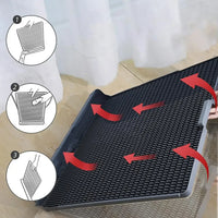 Thumbnail for Dog Toilet, Lightweight Pan Portable Potty Keep Paws Clean, Washable Tear Proof, Reusable Training Pads for Small Medium Large Dogs 277