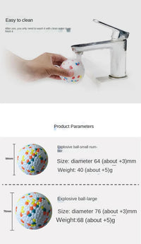 Thumbnail for Teething Pet Toy Dog Solid Toy Ball Interactive Dog Toy Light Popcorn Ball Dog Ball Light Chew Rubber Ball High Elastic Bite, Puppy Toys, Gift For Pet 41