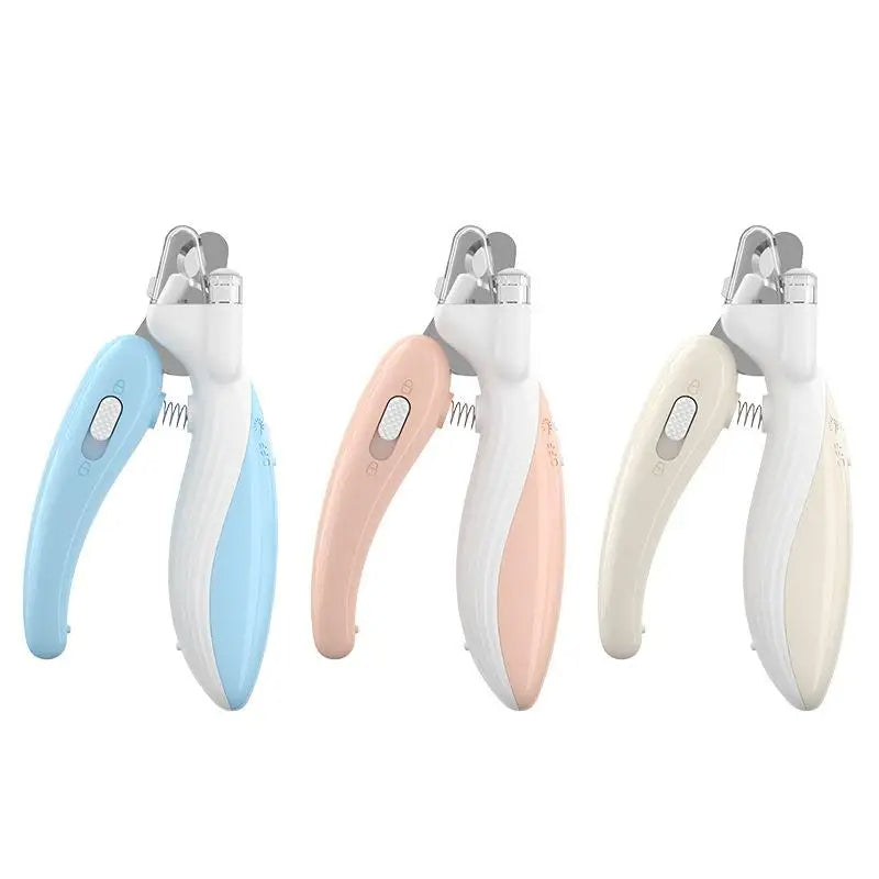 2 PCS Pet Nail Clippers Dog Nail Clippers Cat Nail Clippers Led Electric Nail Polisher Pet Supplies 128