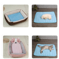 Thumbnail for 2PCS Pet Cooling Mat & Washable Pee Pad | Dog Non-Toxic Summer Spring Hot Weather | Cat Puppy Washable 141