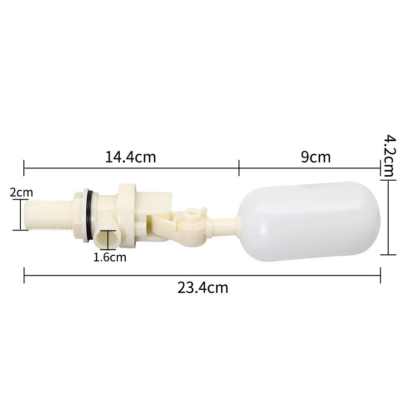 1/2 Inch Livestock Water Float Valve – Automatic Water Level Control for Animal Troughs