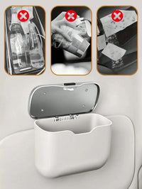 Thumbnail for Multi-Functional Car Trash Bin – ABS Vehicle Trash Can & Storage Organizer