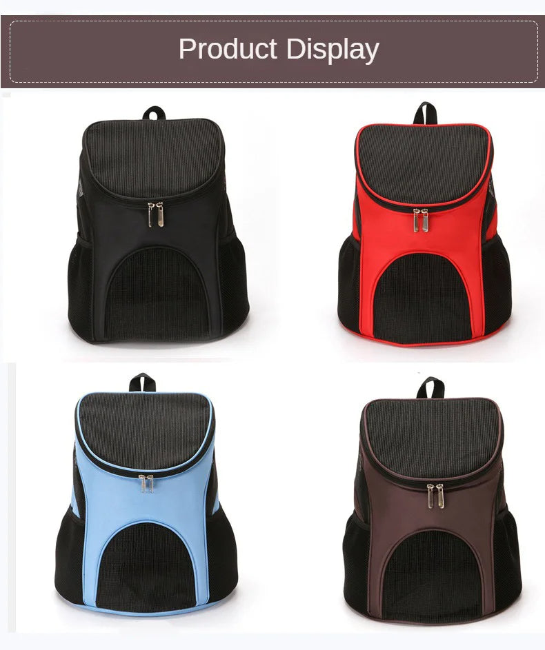 Cat Carrying Bag Foldable Double Shoulder, Portable Pet Products Travel Outdoor Breathable Backpack,Backpack Travel 131