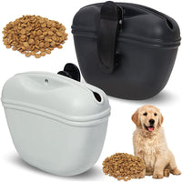 Thumbnail for 2PCS Puppy Feed Bundle Outdoor Silicone Reward Snack Waist Pocket Dog Treat Pouch Training Bag 91