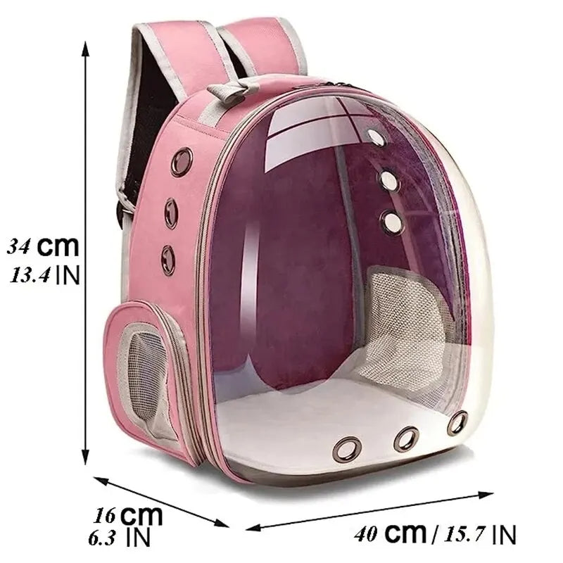 Space Capsule Backpack Breathable - Small Dog - Cat - Backpack Travel 119