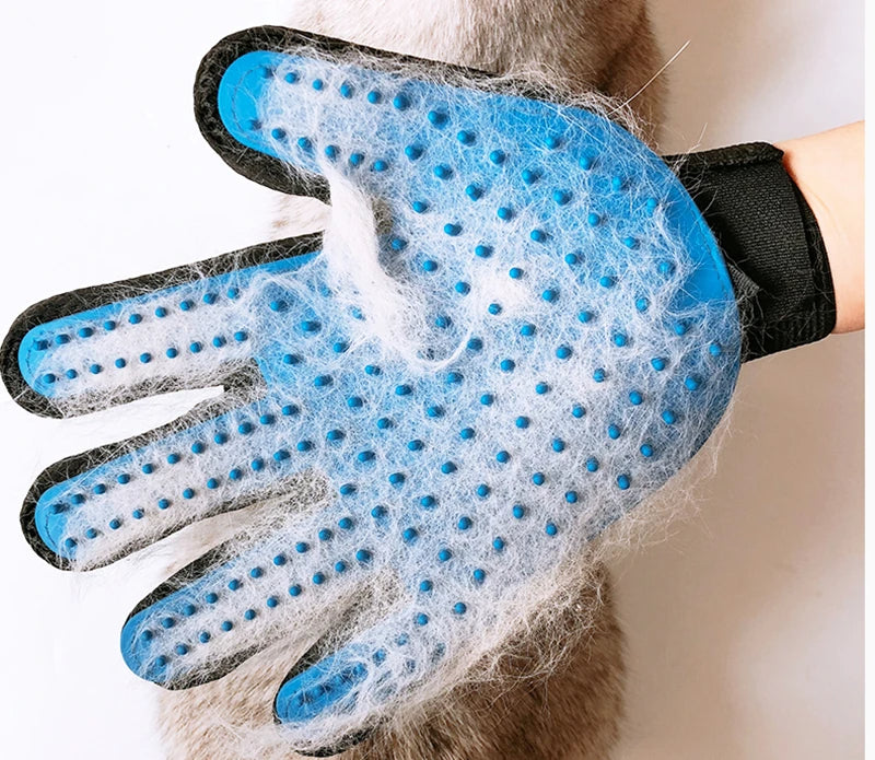 2PCS Cat Grooming Glove For Cats Wool Glove Pet Hair Deshedding Brush Comb Glove For Pet Dog Cleaning Massage Glove For Animal Sale 132