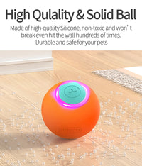 Thumbnail for Interactive Pet Ball Peppy Pet Ball Cat Toys Automatic Rolling Ball Automatic Moving Bouncing Rotating Ball Pet Ball Toys for Pet Dog Cat, Puppy Toys, Gift For Pet 54