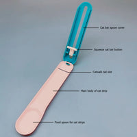 Thumbnail for 4 PCS Pet Feeder Cat Strip Squeeze Spoon, Multifunctional Pet Spoons Cat Feeder, Cat Wet Food Spoon Pet Food Spoon for Lickable Wet Cat Treats Pet Liquid Snack Feeding 93