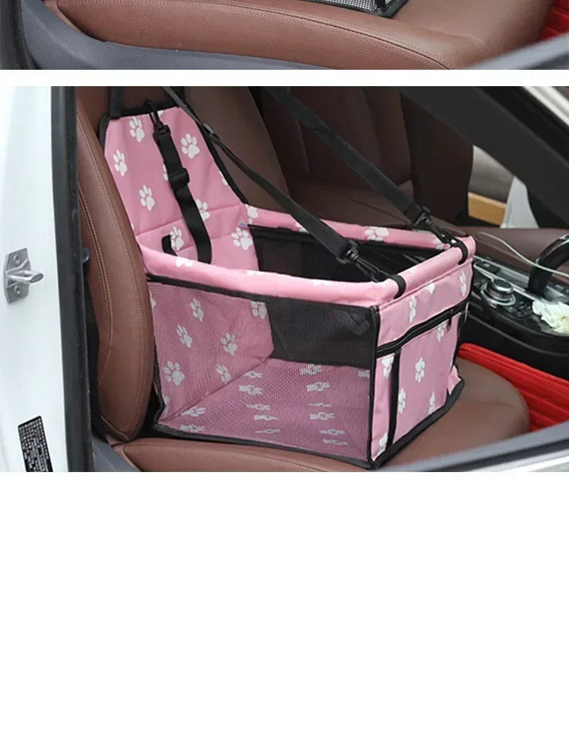 Portable Dog Carrier Car Seat with Safety Leash 120