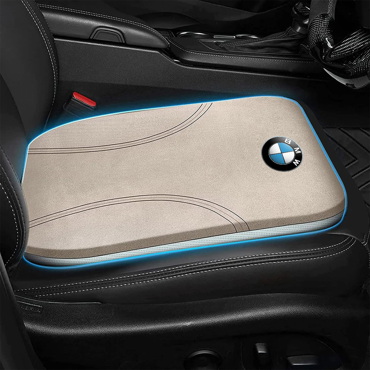 Car Auto Seat Back Lumbar Rest Pillow Memory Foam Heightening Seat