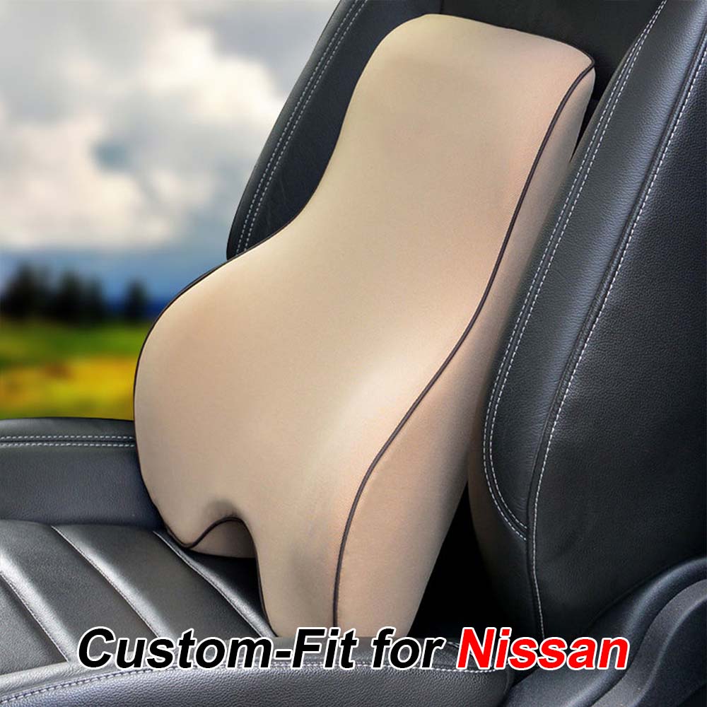 Lumbar Support Cushion for Car and Headrest Neck Pillow Kit, Custom For Your Cars, Ergonomically Design for Car Seat, Car Accessories NS13983