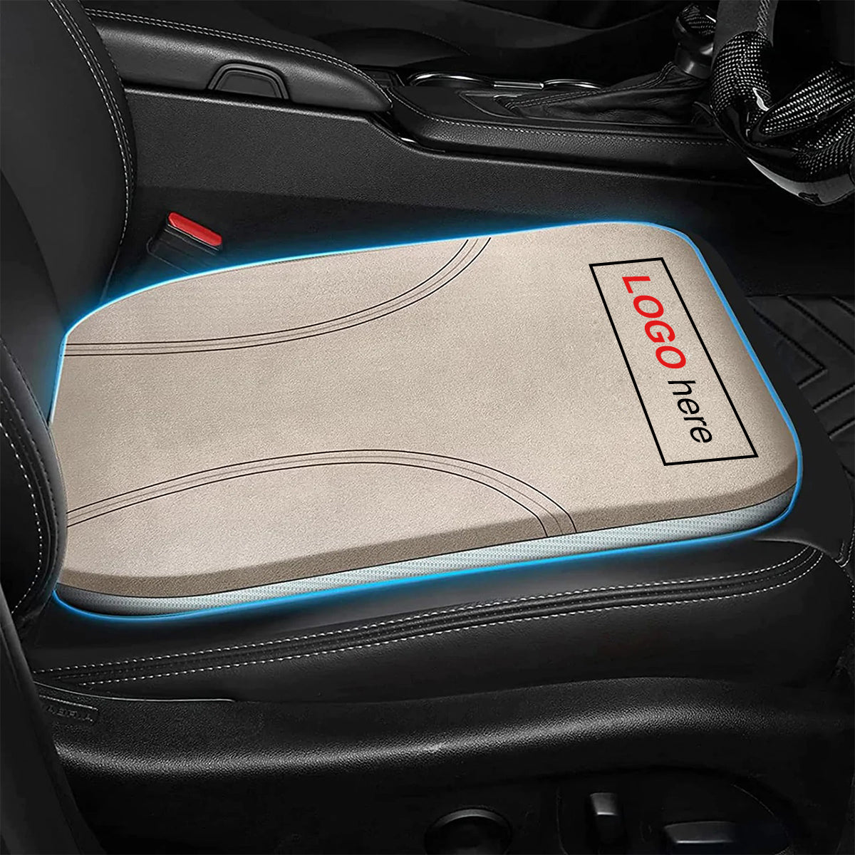 Car Seat Cushion, Custom fit for Cars, Car Memory Foam Seat Cushion, Heightening Seat Cushion, Seat Cushion for Car and Office Chair