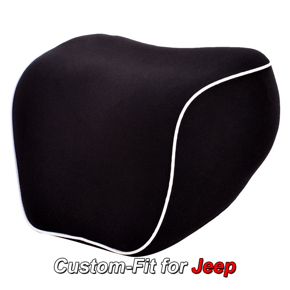 Lumbar Support Cushion for Car and Headrest Neck Pillow Kit, Custom For Your Cars, Ergonomically Design for Car Seat, Car Accessories JE13983