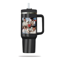 Thumbnail for Custom Pet Photo Tumbler 40oz With Handle, Dog Photo Tumbler, Puppies Tumbler with Straw, Dog Lover Tumbler, Favorite Pet Tumbler, Stainless Steel Tumbler, Insulated Tumbler, Pet Photo Gift with Custom Pet Image 10