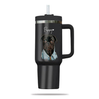 Thumbnail for Custom Pet Photo Tumbler 40oz With Handle, Dog Photo Tumbler, Puppies Tumbler with Straw, Dog Lover Tumbler, Favorite Pet Tumbler, Stainless Steel Tumbler, Insulated Tumbler, Pet Photo Gift with Custom Pet Image 03