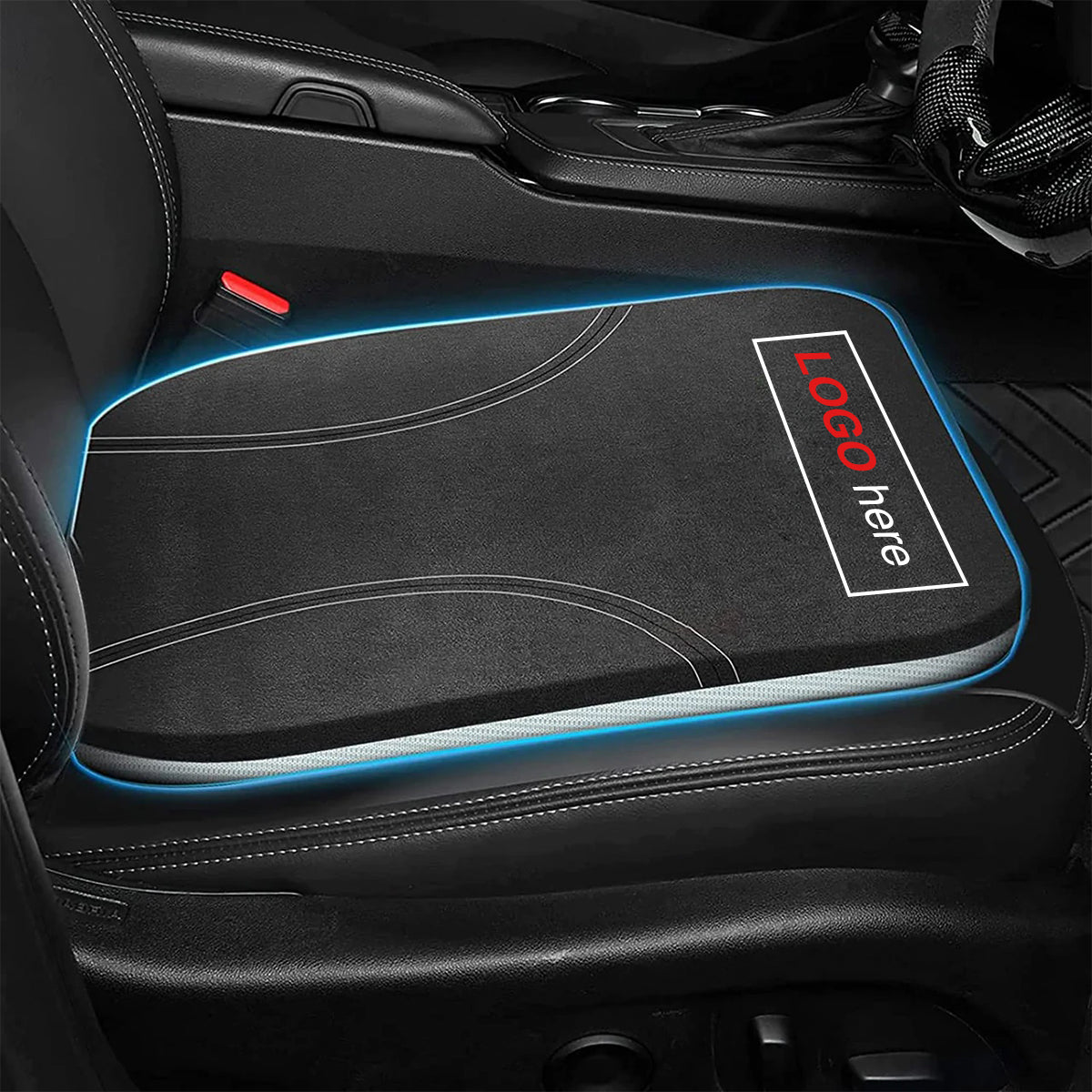 Car Seat Cushion, Custom fit for Cars, Car Memory Foam Seat Cushion, Heightening Seat Cushion, Seat Cushion for Car and Office Chair
