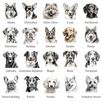 Thumbnail for Watercolor Puppy Clipart, 20 Dog Breeds Clipart Bundle, Puppy Dog Clipart PNG Cute Dog Breed Illustration, Dog Breeds PNG File Pets Clipart DIY, Digital Download-02