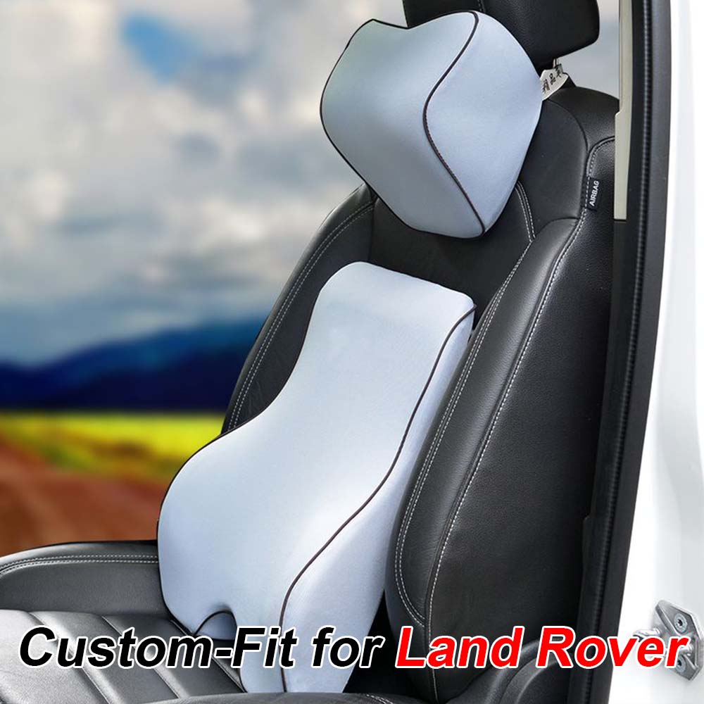 Lumbar Support Cushion for Car and Headrest Neck Pillow Kit, Custom For Your Cars, Ergonomically Design for Car Seat, Car Accessories LR13983