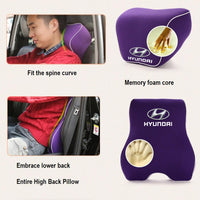 Thumbnail for Lumbar Support Cushion for Car and Headrest Neck Pillow Kit, Custom For Your Cars, Ergonomically Design for Car Seat, Car Accessories HY13983