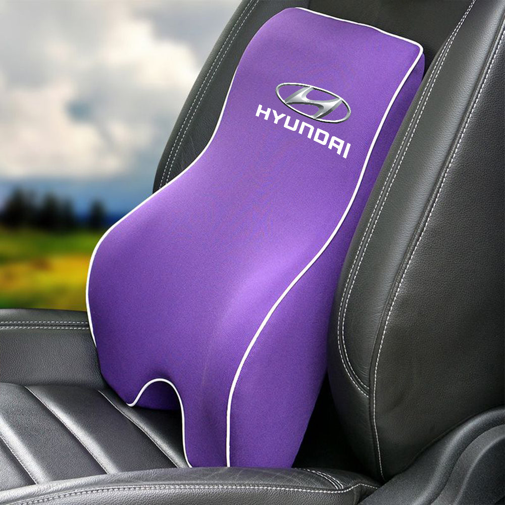 Lumbar Support Cushion for Car and Headrest Neck Pillow Kit, Custom For Your Cars, Ergonomically Design for Car Seat, Car Accessories HY13983
