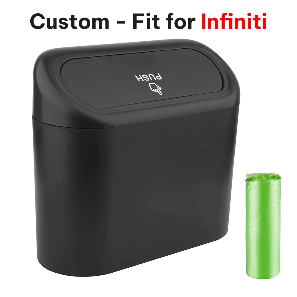 Car Trash Can, Custom For Your Cars, Mini Car Accessories with Lid and Trash Bag, Cute Car Organizer Bin, Small Garbage Can for Storage and Organization, Car Accessories IN11996
