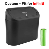 Thumbnail for Car Trash Can, Custom For Your Cars, Mini Car Accessories with Lid and Trash Bag, Cute Car Organizer Bin, Small Garbage Can for Storage and Organization, Car Accessories IN11996