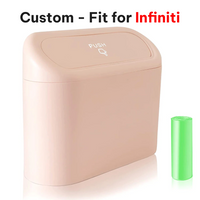 Thumbnail for Car Trash Can, Custom For Your Cars, Mini Car Accessories with Lid and Trash Bag, Cute Car Organizer Bin, Small Garbage Can for Storage and Organization, Car Accessories IN11996