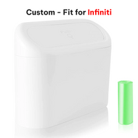 Thumbnail for Car Trash Can, Custom For Your Cars, Mini Car Accessories with Lid and Trash Bag, Cute Car Organizer Bin, Small Garbage Can for Storage and Organization, Car Accessories IN11996