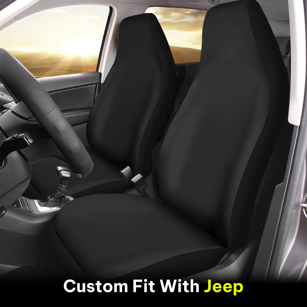 Car Seat Covers, Custom For Your Cars, Car Bucket Seat Protection Airbag Compatible 2 PCS, Car Accessories JE13985