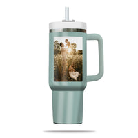 Thumbnail for Custom 40oz Tumbler with Photo, Family Photo Tumbler 40oz With Handle, Personalized Photo Gift, Gift for Mother, Gift for Grandma, Stainless Steel Tumbler, Insulated Tumbler 01