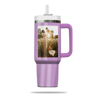 Thumbnail for Custom 40oz Tumbler with Photo, Family Photo Tumbler 40oz With Handle, Personalized Photo Gift, Gift for Mother, Gift for Grandma, Stainless Steel Tumbler, Insulated Tumbler 01