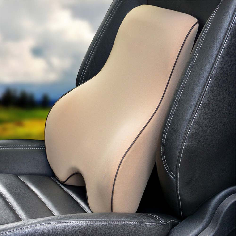 Lumbar Support Cushion for Car and Headrest Neck Pillow Kit, Custom For Your Cars, Ergonomically Design for Car Seat, Car Accessories HY13983