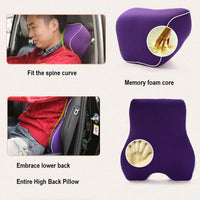 Thumbnail for Lumbar Support Cushion for Car and Headrest Neck Pillow Kit, Custom For Your Cars, Ergonomically Design for Car Seat, Car Accessories HY13983