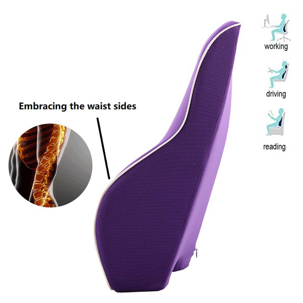 Lumbar Support Cushion for Car and Headrest Neck Pillow Kit, Custom For Your Cars, Ergonomically Design for Car Seat, Car Accessories HY13983