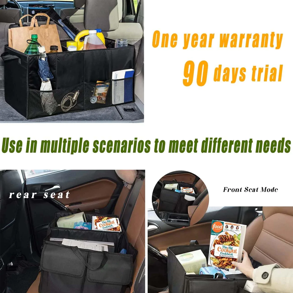 Car Trunk Organizer, Custom For Your Cars, Foldable Car Trunk Storage Box, Storage Bag, Waterproof, Dust-proof, Stain-Resistant, Car Accessories UE12997