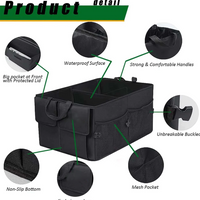 Thumbnail for Car Trunk Organizer, Custom For Your Cars, Foldable Car Trunk Storage Box, Storage Bag, Waterproof, Dust-proof, Stain-Resistant, Car Accessories UE12997