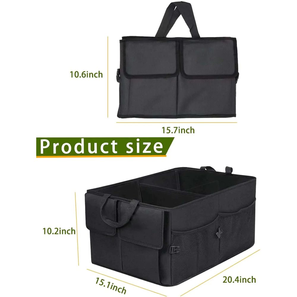 Car Trunk Organizer, Custom For Your Cars, Foldable Car Trunk Storage Box, Storage Bag, Waterproof, Dust-proof, Stain-Resistant, Car Accessories UE12997