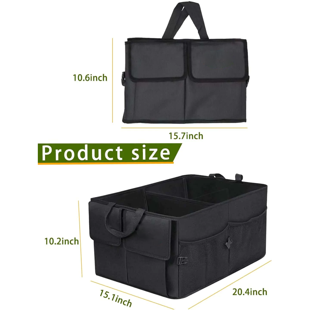 Car Trunk Organizer, Custom For Your Cars, Foldable Car Trunk Storage Box, Storage Bag, Waterproof, Dust-proof, Stain-Resistant, Car Accessories MA12997